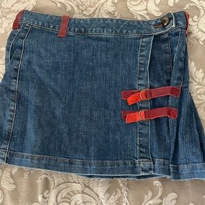 Wrangler denim skirt size 28
